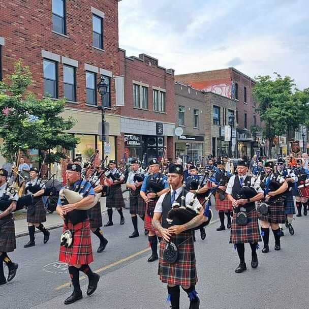 Cabe promenade with Montreal saint Andrew's Society